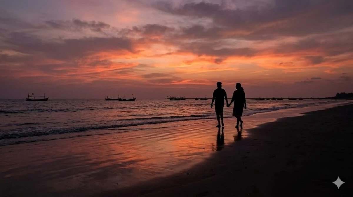 Varsoli Beach coastline in Alibaug