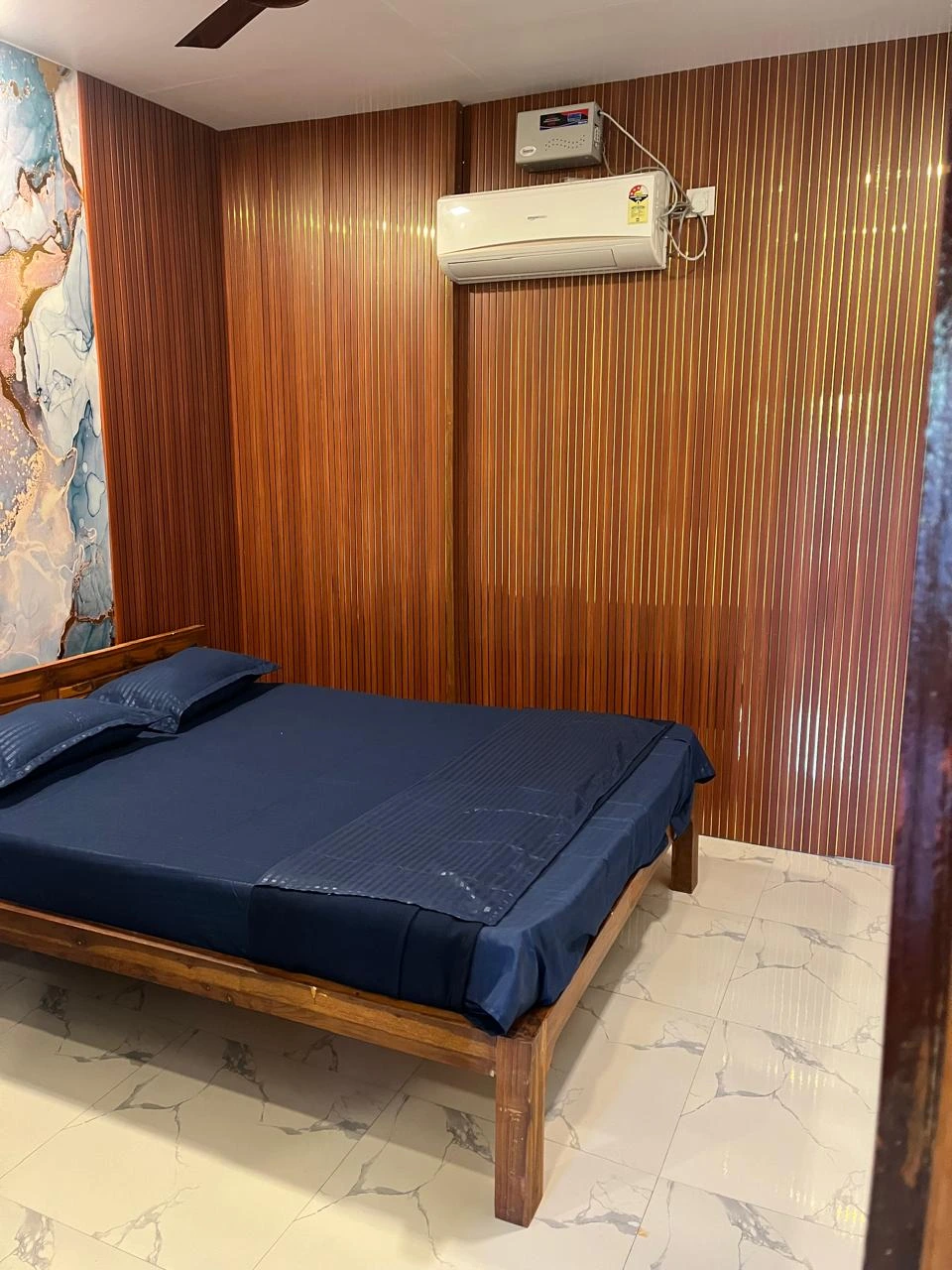 Room interior at Dolphin House Beach Resort Alibaug